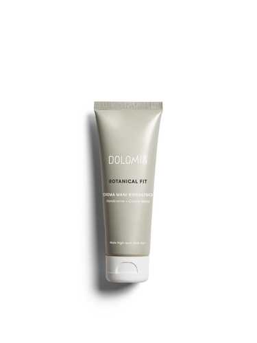 Dolomia Botanical Lift Handcreme – Schnell einziehende Handcreme für eine seidenzarte Haut. Erhältlich im Shop der Helios Apotheke Klosters.