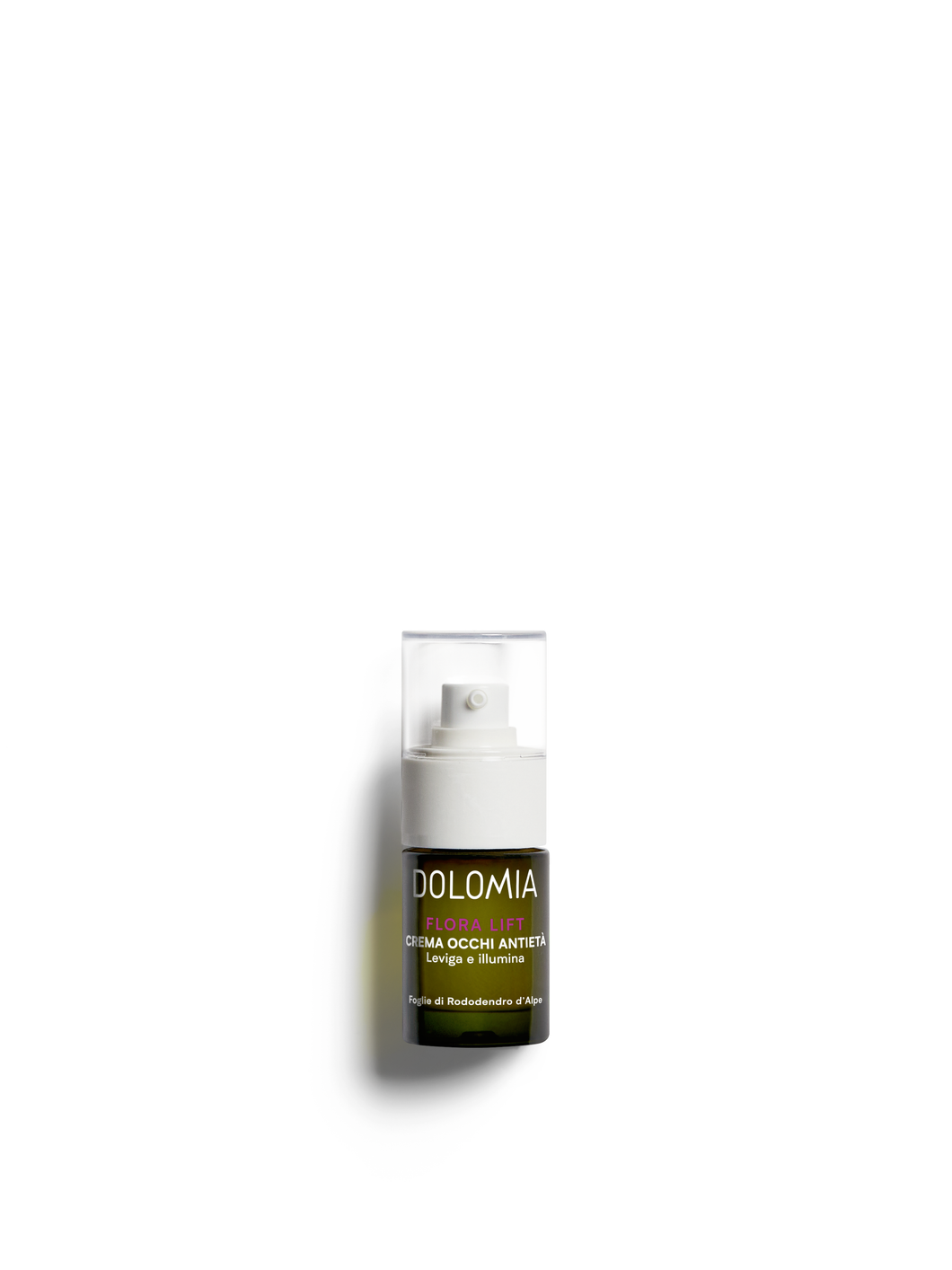 Dolomia Flora Lift Augencreme – Natürliche Lifting-Pflege für einen entspannten und strahlenden Blick. Erhältlich im Shop der Helios Apotheke Klosters.
