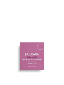 Dolomia Flora Lift Gesichtscreme – Natürliche Lifting-Pflege: Strafft die Gesichtszüge, glättet die Haut und erzieht die Haut zur Selbstregeneration. Zartschmelzende, geschmeidige Textur. 