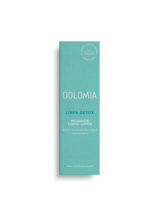 Dolomia Linfa Tex Essenzlotion – Ausgleichende und feuchtigkeitsspendende Lotion, die die Wirkung der nachfolgenden Hautpflegeprodukte verstärkt.