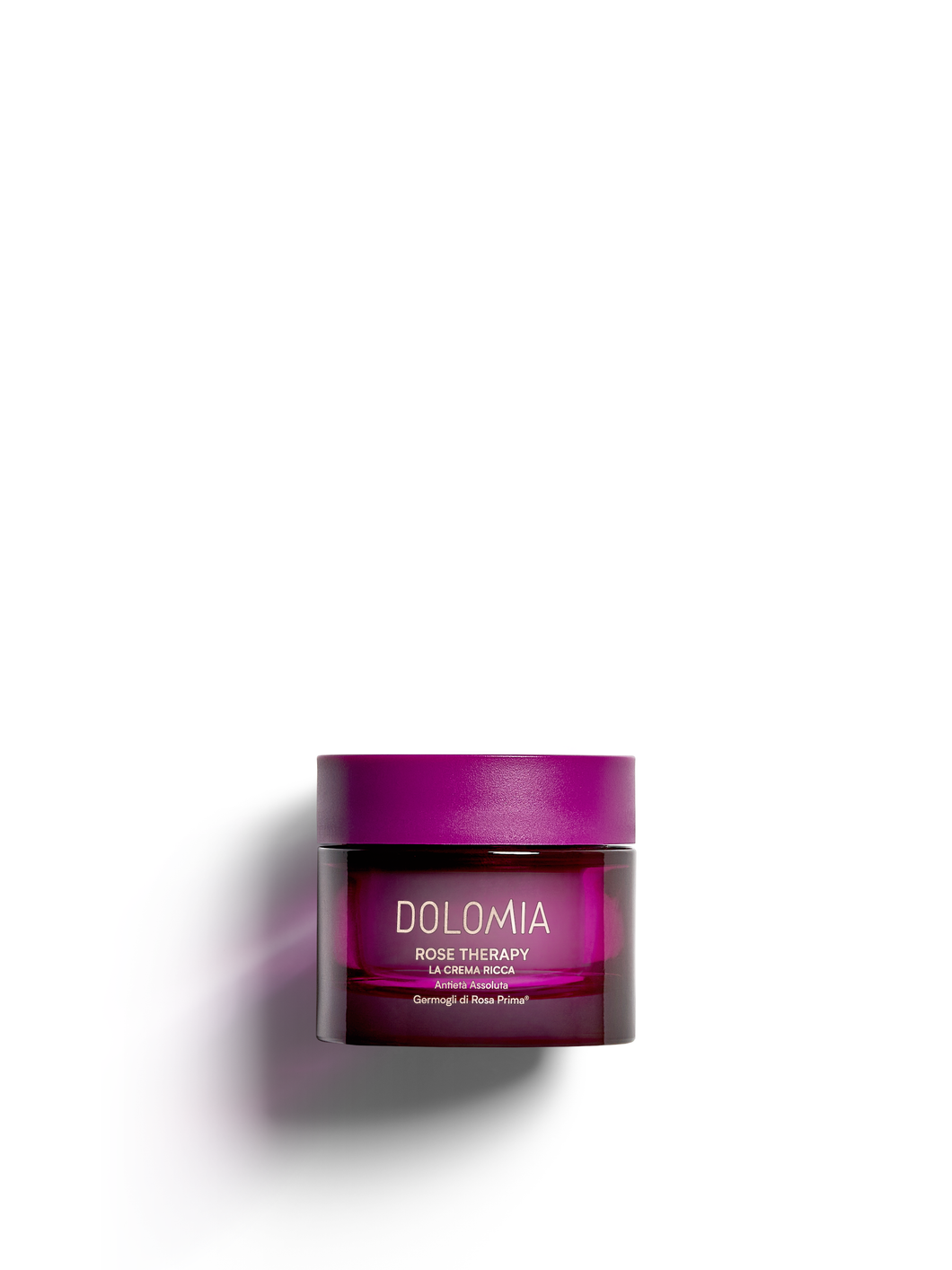 Dolomia Rose Therapy Gesichtscreme reichhaltig – Luxus pur: Eine tiefenwirksame Hautpflege gegen alle sichtbaren Zeichen der Hautalterung. Erhältlich im Shop der Helios Apotheke Klosters.