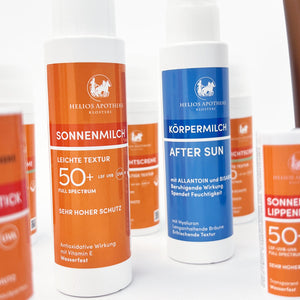 Sonnenschutz und Pflege