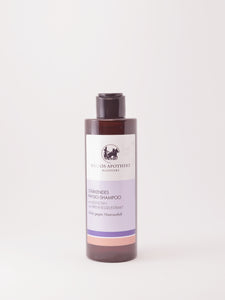 Stärkendes Physio-Shampoo – wirkt gegen Haarausfall, vitalisierend. Erhältlich im Shop der Helios Apotheke Klosters.