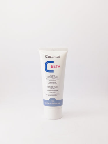 Ceramol Beta Complex Fluid – Intensiv lindernde Körperpflege bei hyperreaktiver, überempfindlicher und allergischer Haut. Erhältlich im Shop der Helios Apotheke Klosters.